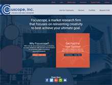 Tablet Screenshot of focuscope.com